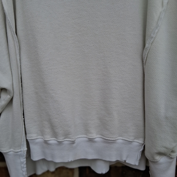 ๐ We The Free Free People Creamy White Camden Sweatshirt. Sz. M - Picture 5 of 11